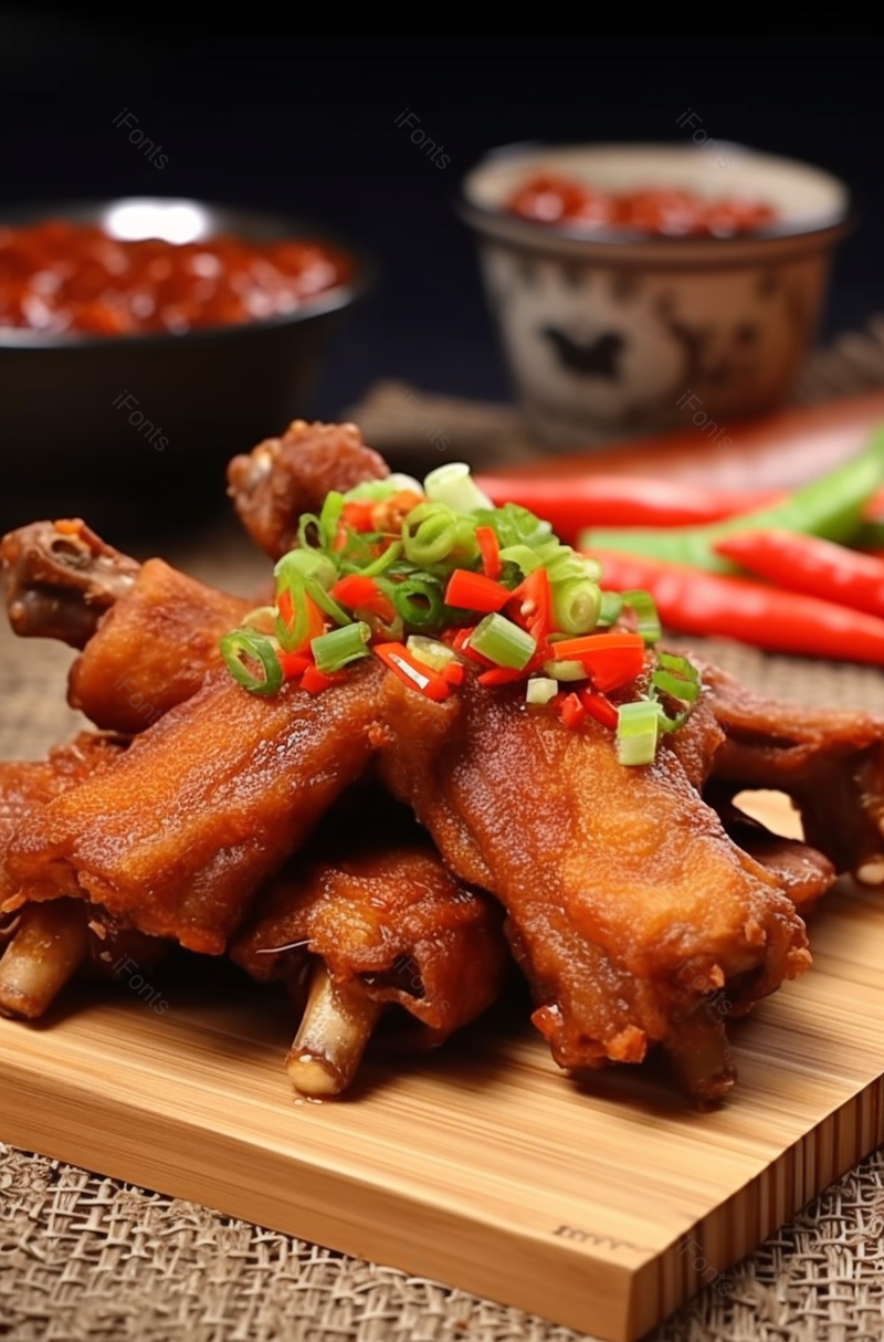 油炸香辣猪排美食,高清,摄影图,摄影图片,图片大全,摄影图免费下载